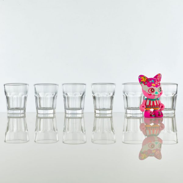 8 Panel 1.75 oz Shot Glass