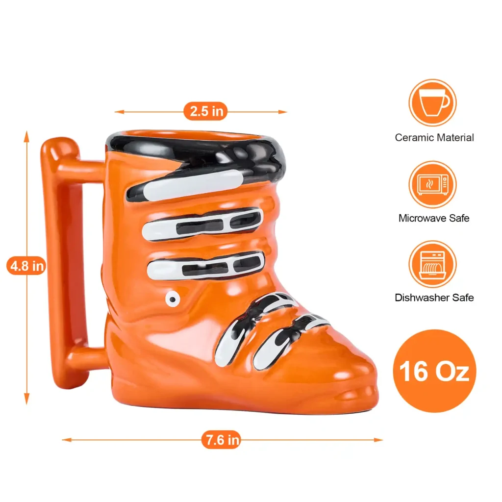 ski boot mug technical specifications.